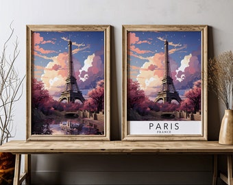 Paris Travel Print, Eiffel Tower, Paris France Poster, Eiffel Tower Print, Eiffel Paris Wall Art Travel Poster, Wedding Gifts Travel Poster
