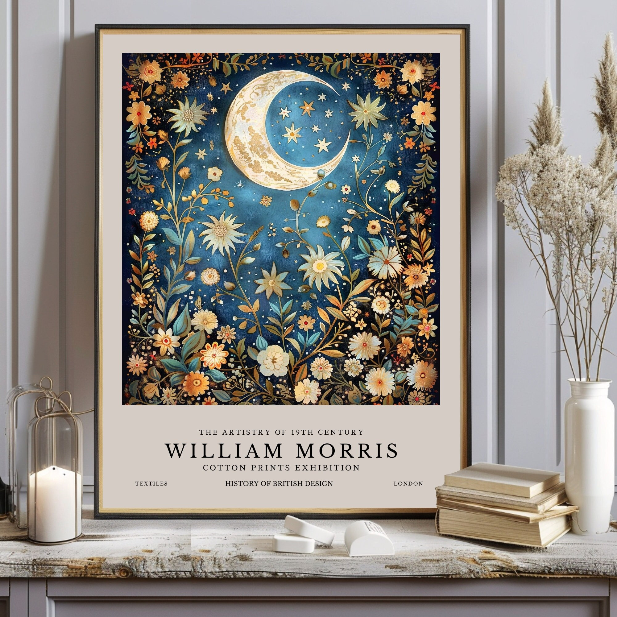 ウィリアム・モリスのプリント、ウィリアム・モリスの展覧会のプリント