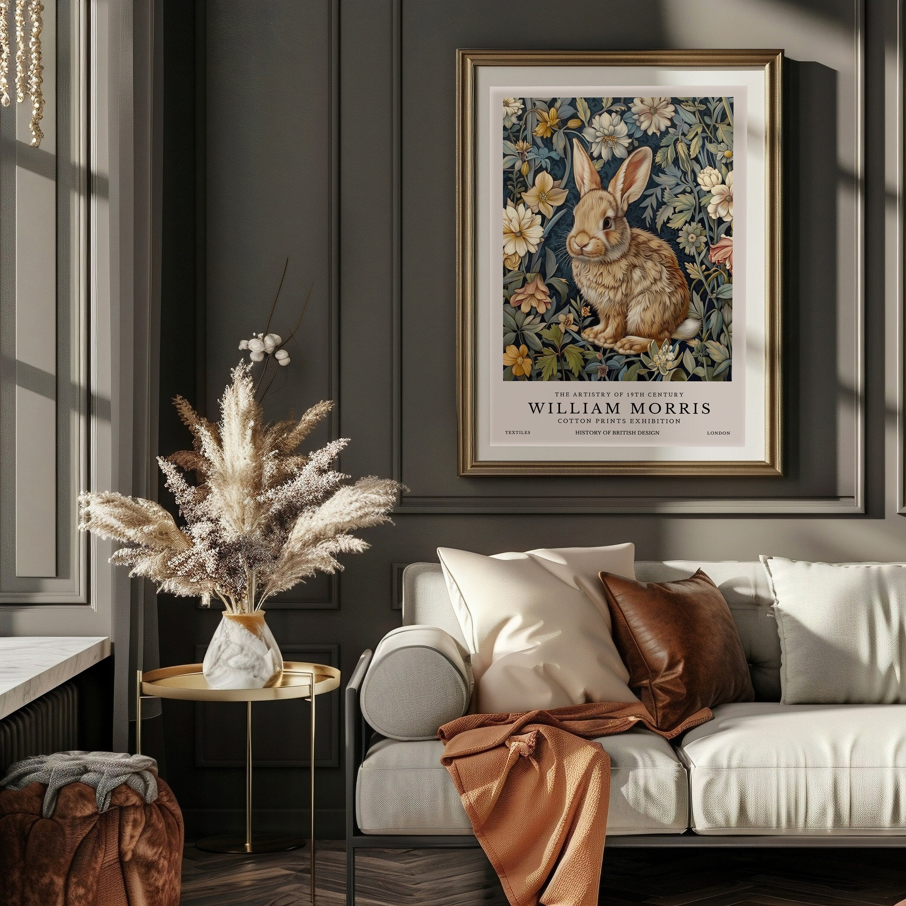 William Morris Print, William Morris Exhibition Print, William Morris ...