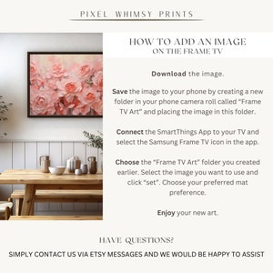 Valentine's Day Samsung Frame TV Art, Valentine Rose Frame TV Art ...