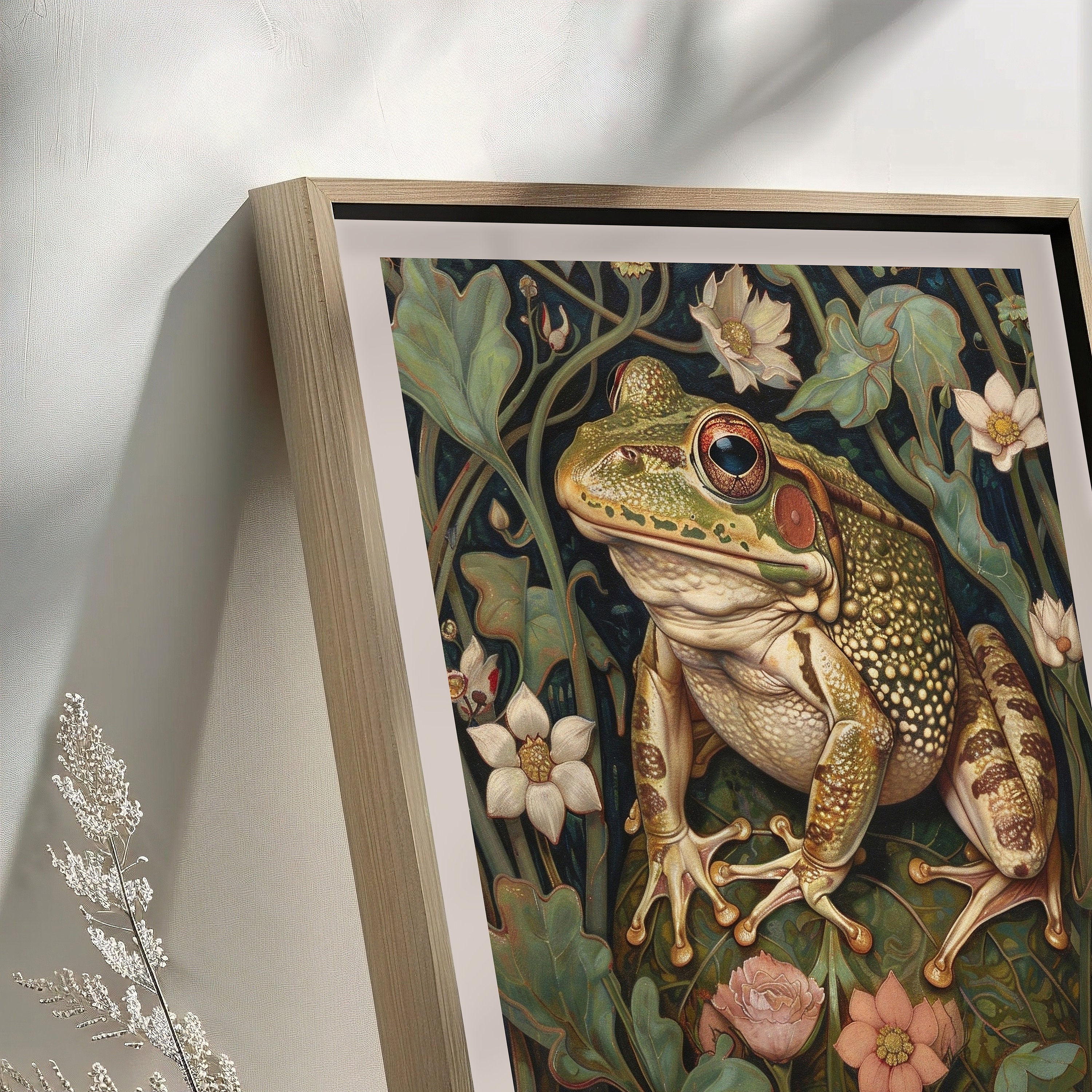 William Morris Print, William Morris Exhibition Print, Frog