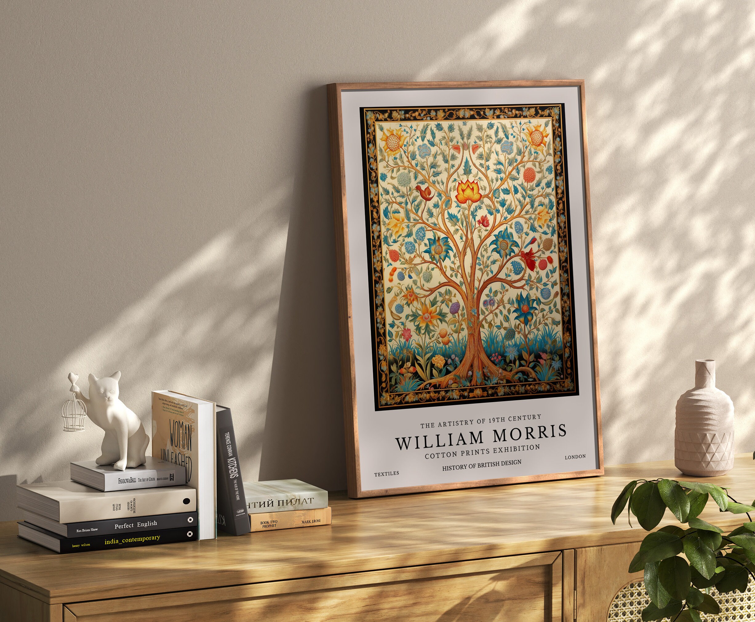 Tree of Life William Morris Print, William Morris Exhibition Poster ...