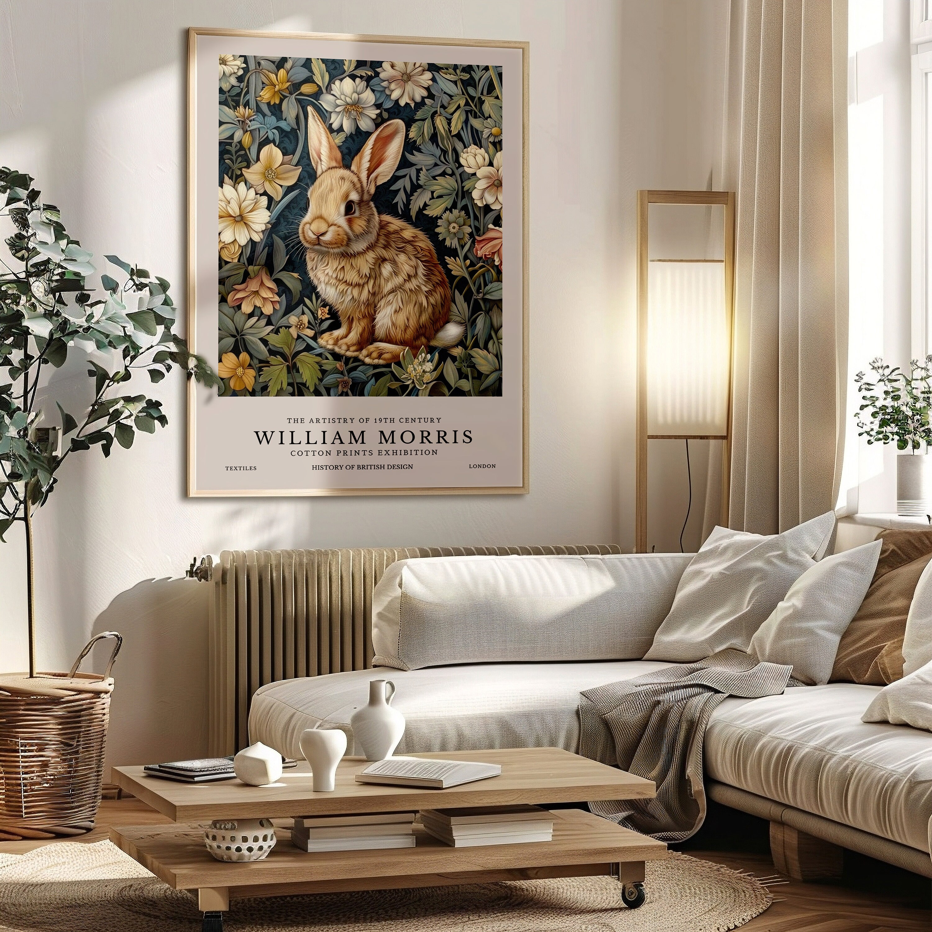 William Morris Print, William Morris Exhibition Print, William Morris ...