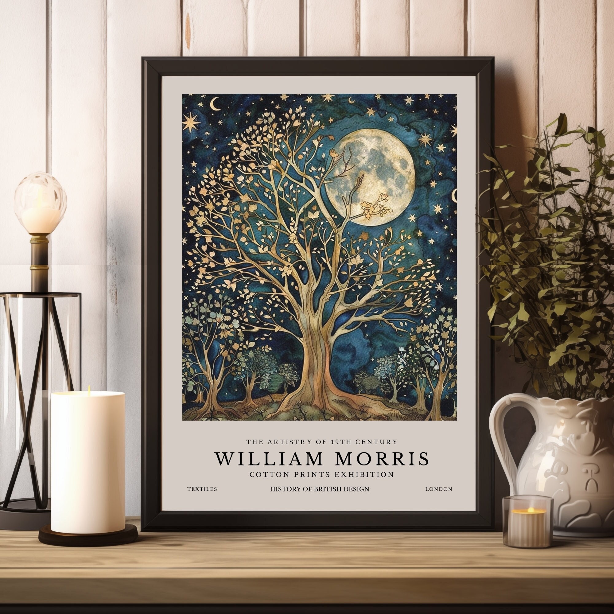 William Morris Print, William Morris Exhibition Print, William