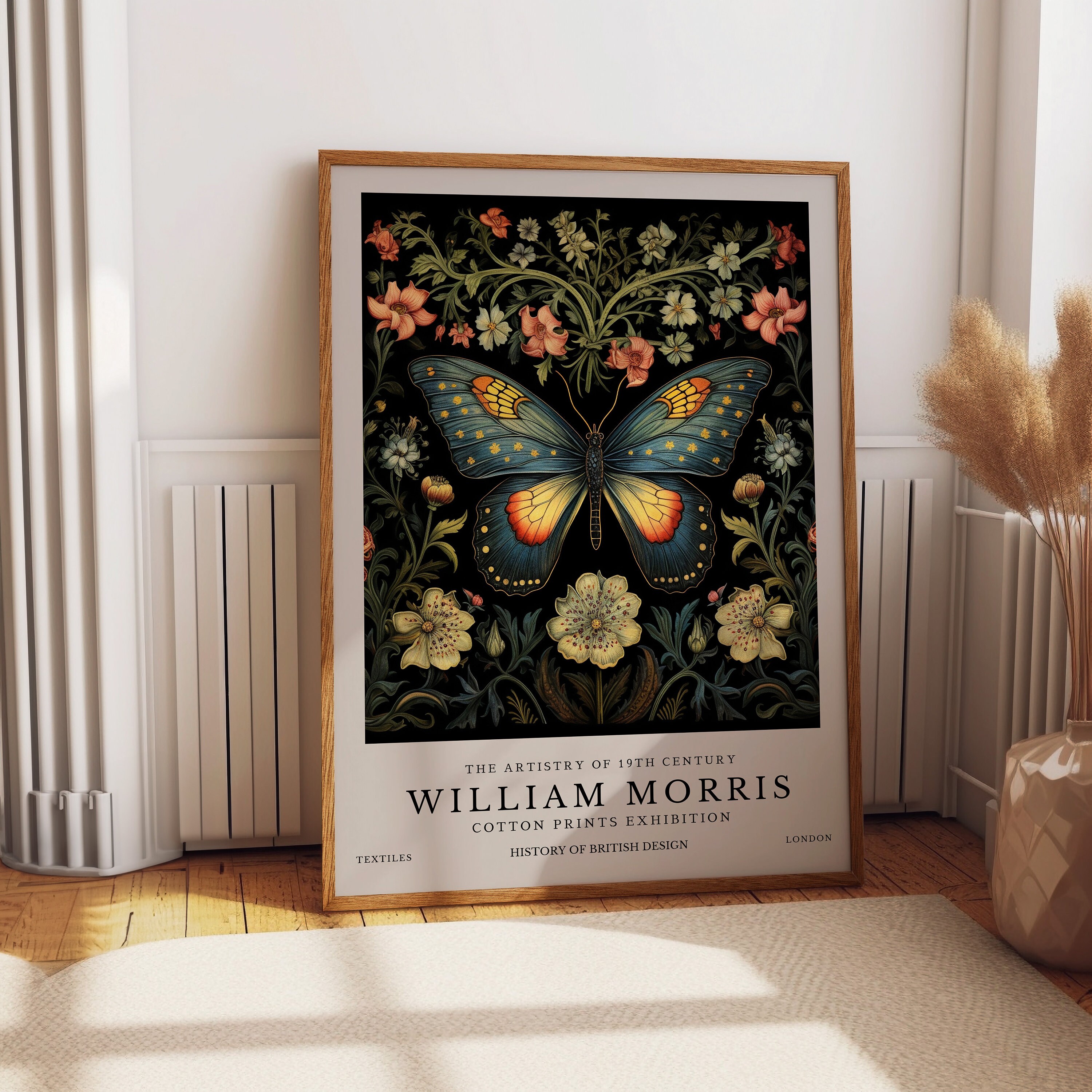 William Morris Print, William Morris Exhibition Print, William Morris ...