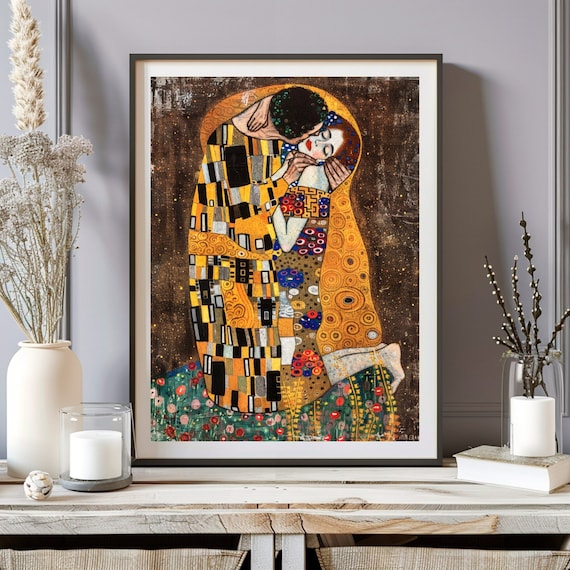 グスタフ・クリムトのキスのポスター、グスタフ・クリムトのプリント