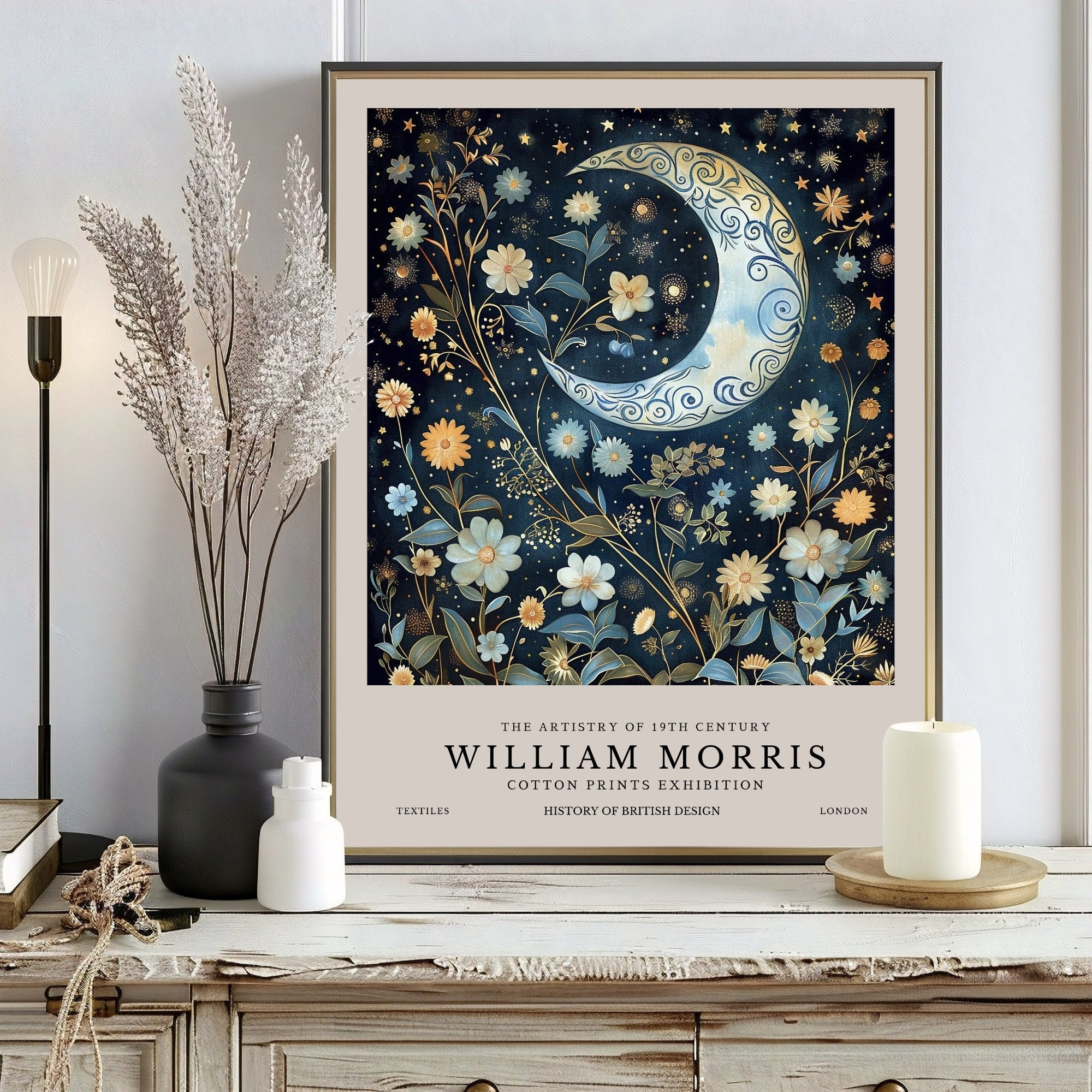 William Morris Print, William Morris Exhibition Print, William