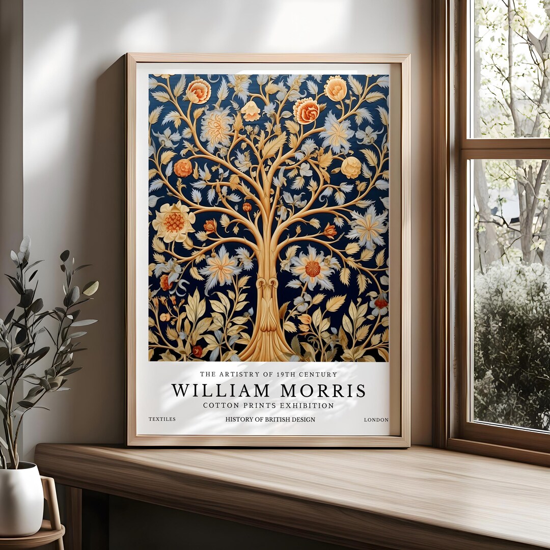 William Morris Tree of Life Print, William Morris Poster, William ...