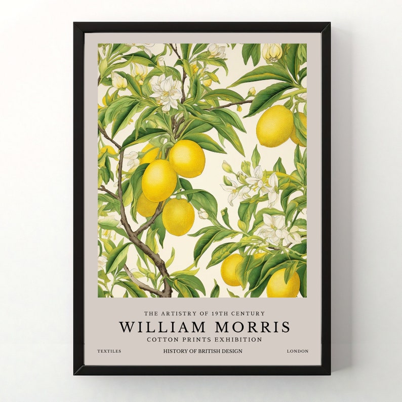 William Morris Set Of 3 Print, Tree Of Life Moon Picture, William - View #5