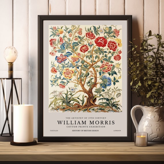 William Morris Tree of Life Print, William Morris Poster, William