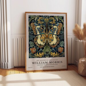 William Morris Print, William Morris Exhibition Print, William Morris ...