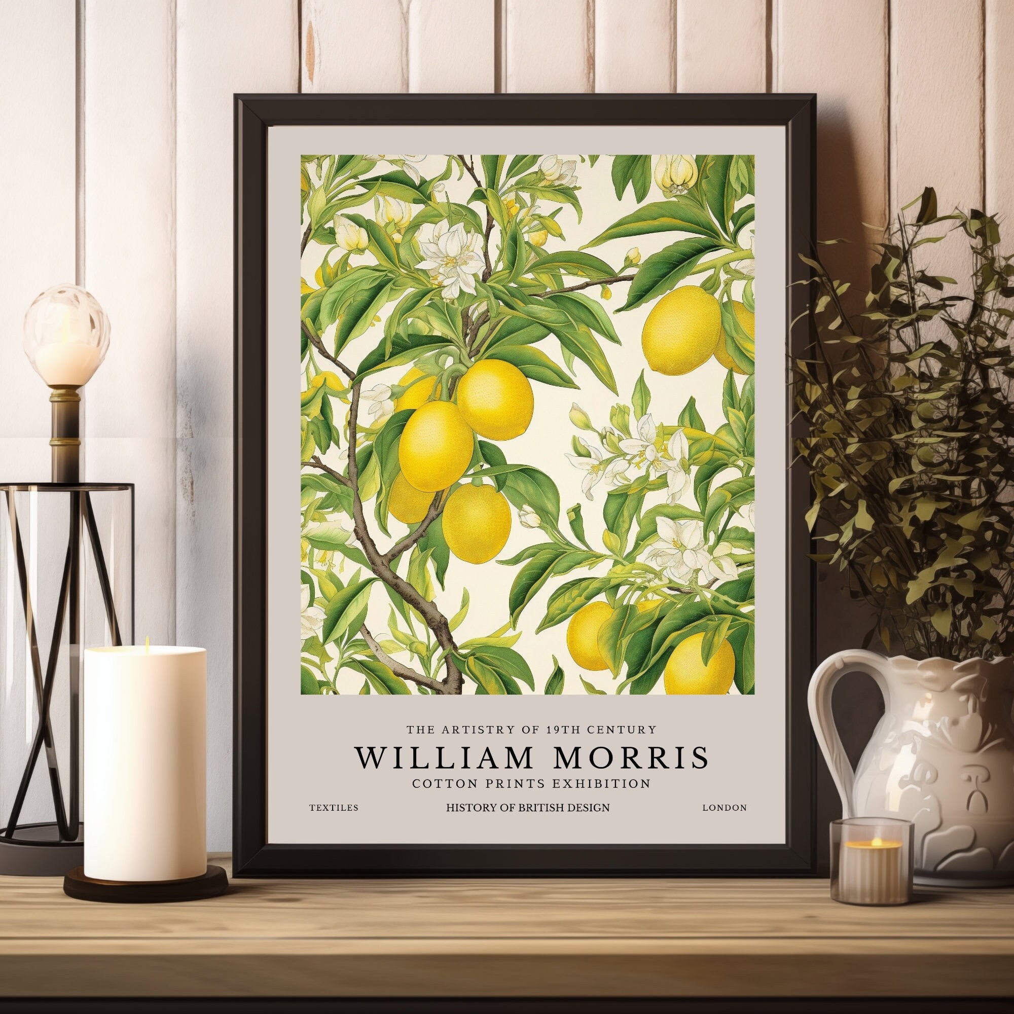 William Morris Print, William Morris Exhibition Print, William