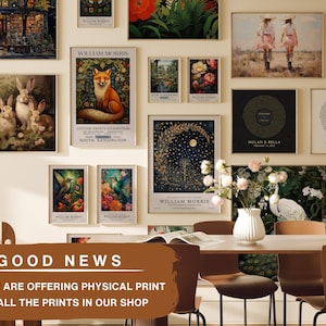 Imprima cualquier póster de todas las impresiones de nuestra tienda, impresiones de William Morris, Claude Monet, Gustav Klimt, Henri Matisse, póster de papel mate premium