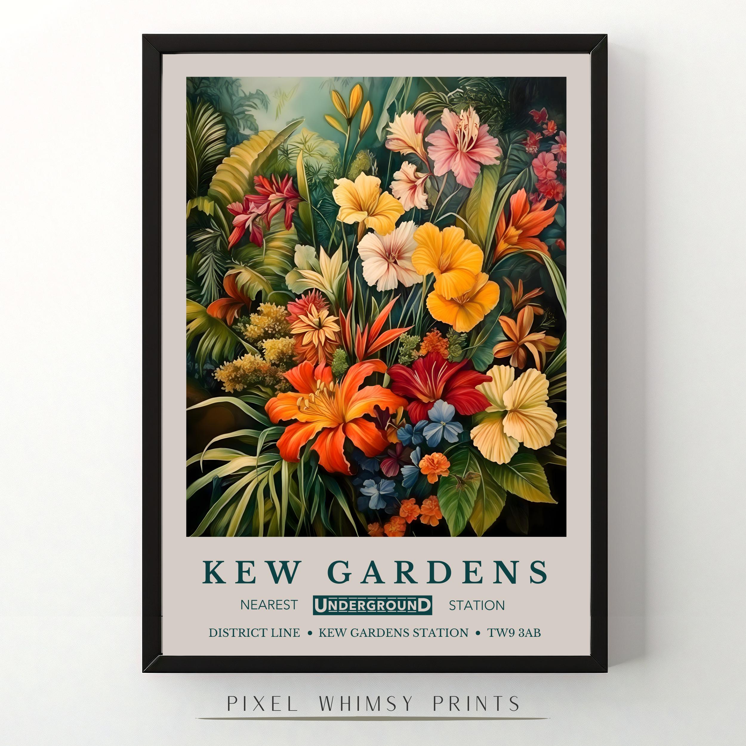 William Morris Print, Kew Gardens Print, Botanical Gardens Print