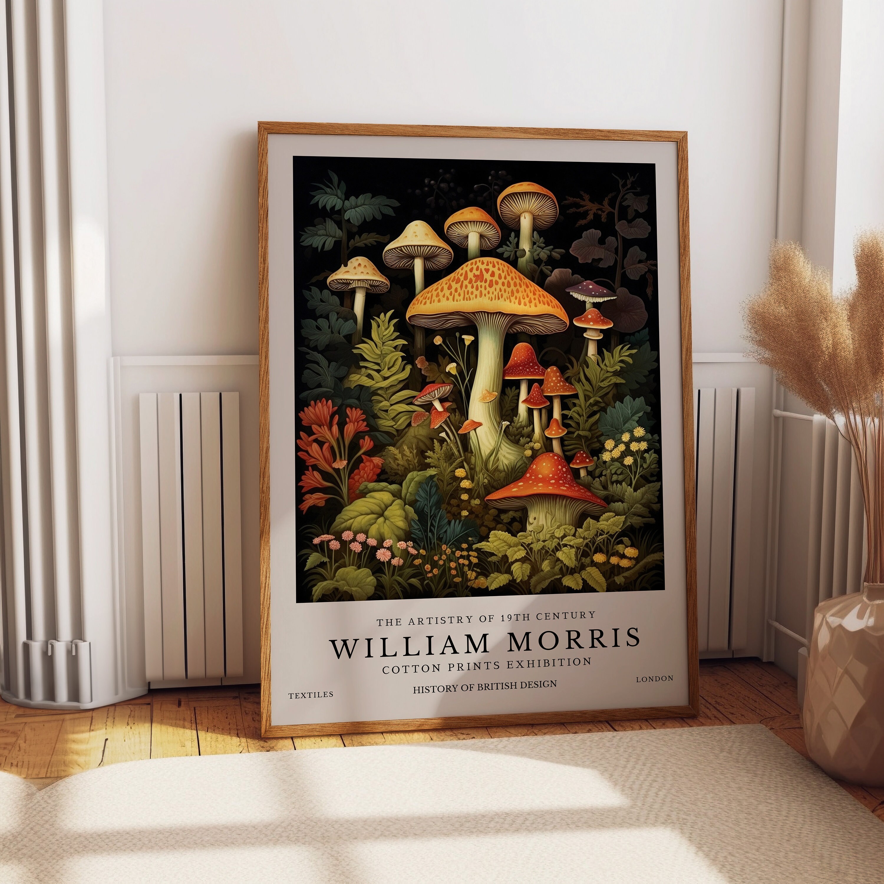 William Morris Print, William Morris Exhibition Print, William Morris ...