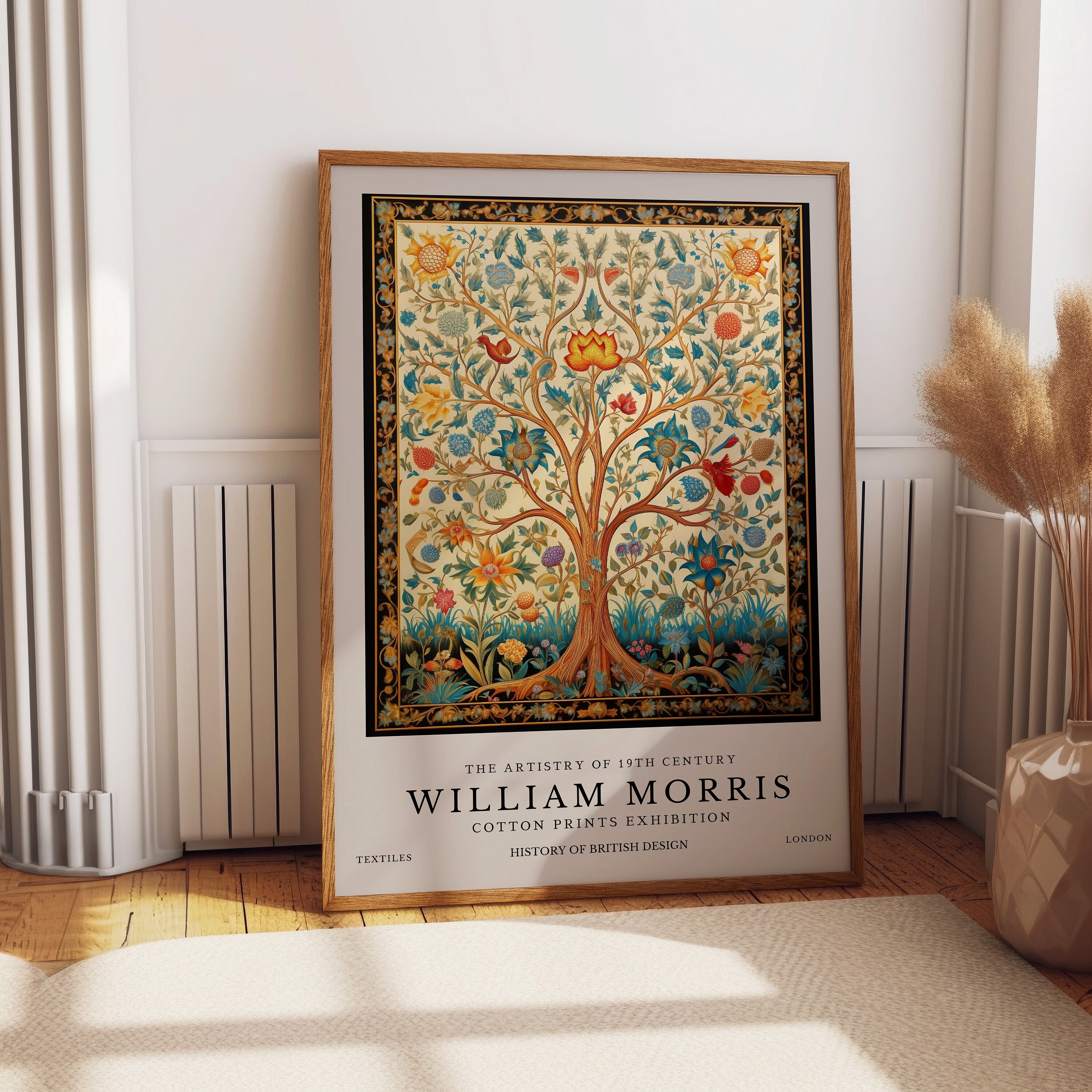 Tree of Life William Morris Print, William Morris Exhibition Poster ...