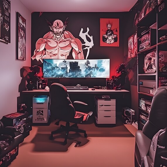 Anime themed gaming chair outlet