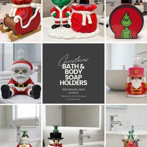 Christmas Bath & Body Works Soap Holders
