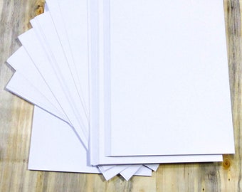 300gsm Smooth White Double Sided Thick Card All Sizes A2 A3 A4 A5 A6 White Cards for Crafts Invitations Greeting Cards 300gsm Thick Card