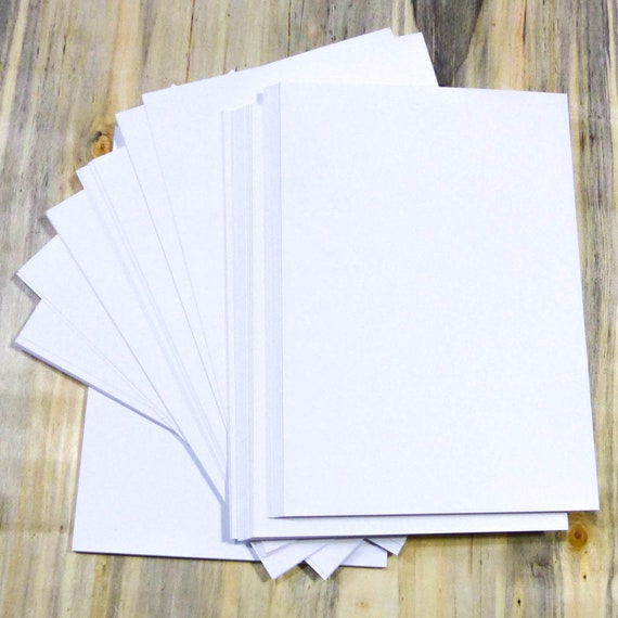 300gsm Smooth White Cardstock: A2 A3 A4 A5 A6 Sizes, Crafts & Invitations