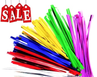 Metallic Twist Ties: Party & Cello Bag Ties, Christmas Decor