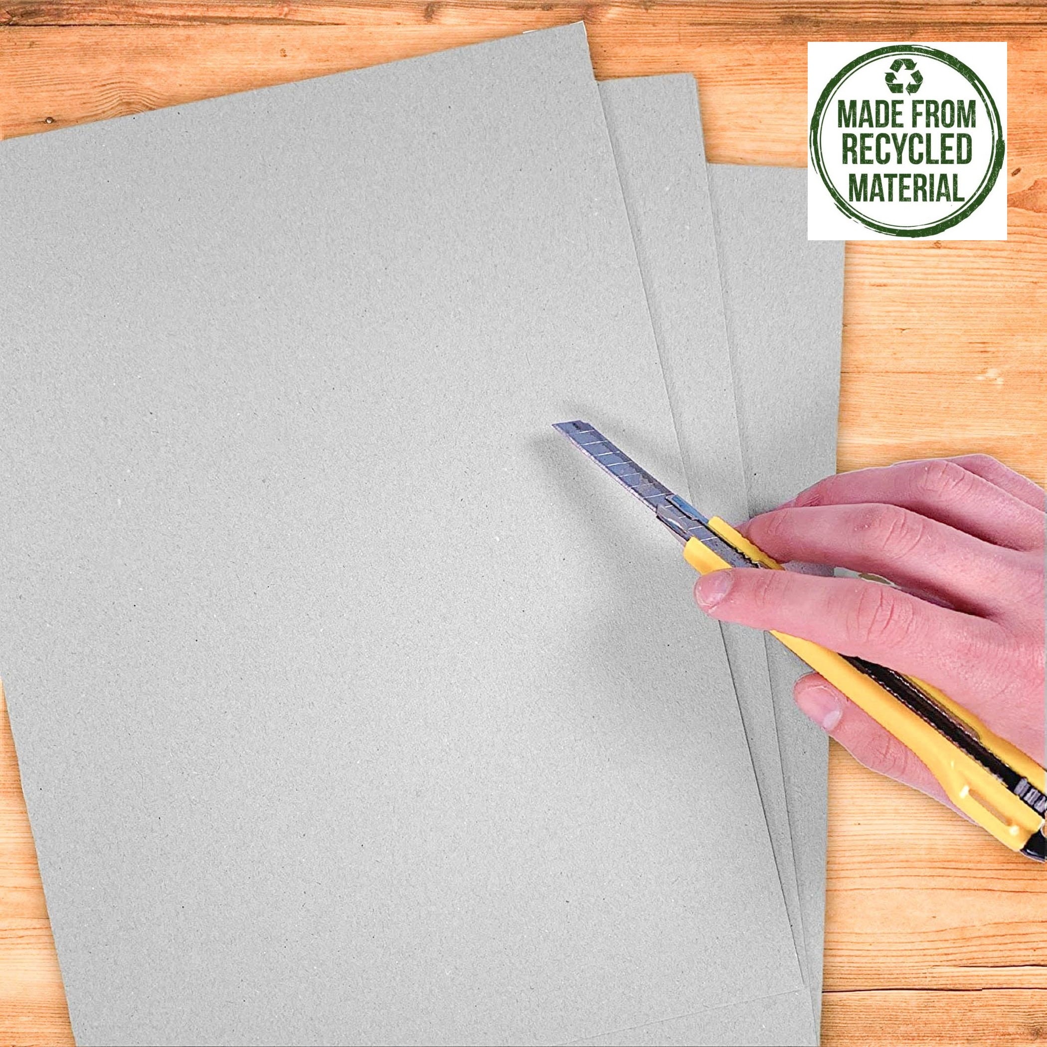 1mm Greyboard Sheets: A6 A5 A4 A3 A2 Sizes, Art, Modelling & Backing ...