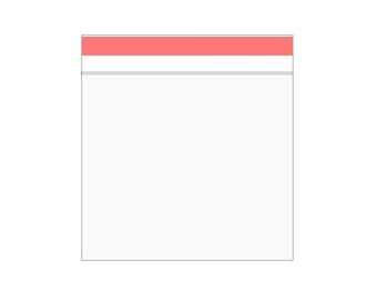 Square Cellophane Bags: 6" x 6.2" Self Seal Party Favor Bags