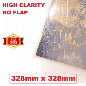 Fundas Discos Vinilo 1000 12" PLASTIC POLYTHENE RECORD SLEEVES / COVERS 450G FREE 24 H DEL | UK Fundas Vinilo