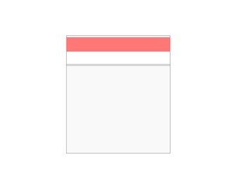 5" Square Cellophane Bags: Clear Self Seal Favor Bags