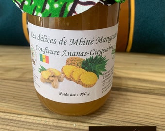 Confiture Ananas - Gingembre 400g