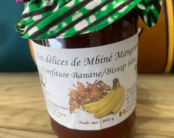 Banaan/Witte Bissap Jam 400g