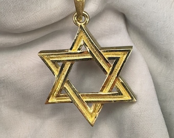 Star of David pendant Just  pendant without a necklace