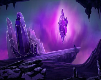 Digital Background Art Commissions | Non-AI | Custom Fantasy Landscape Painting | Full Render