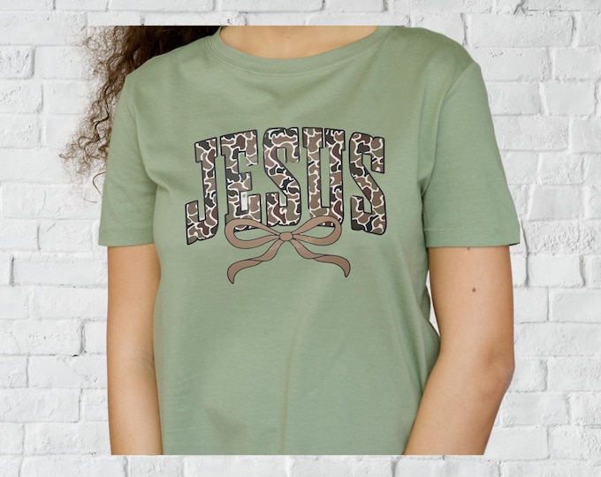 Jesus Camo with Bow