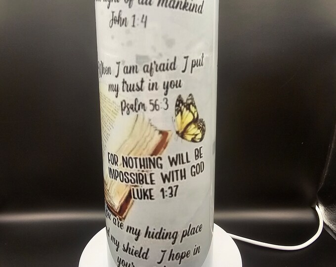 20oz Bible Verse Tumbler