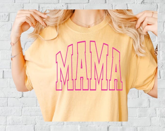 Mama Outline Varsity Shirt