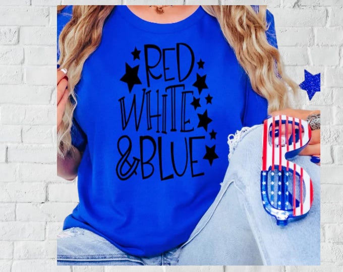 Red White and Blue Shirt