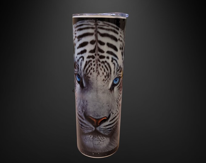 White Tiger 20oz Tumbler