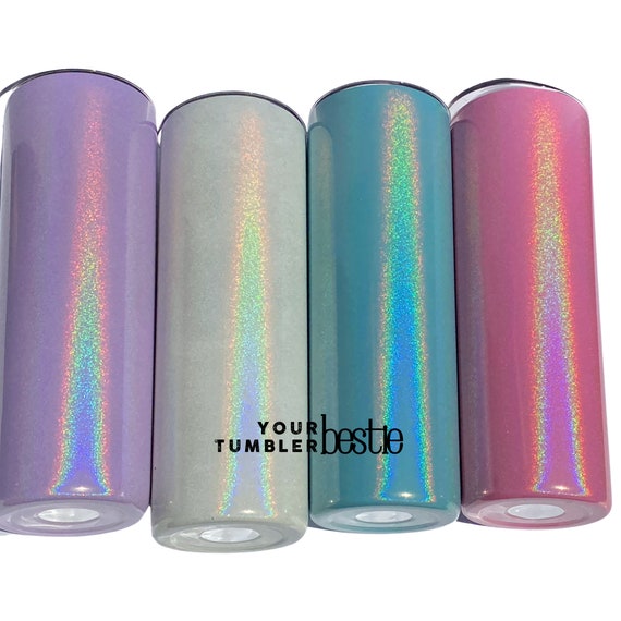 20oz Skinny Glitter Sublimation Tumblers Wholesale