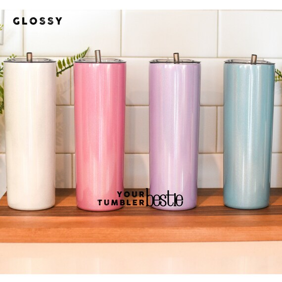 Wholesale 20oz Glossy Matte Skinny Sublimation Tumbler With Metal