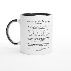 Novelty ECG medical mug White 11oz Ceramic Mug with Color Inside