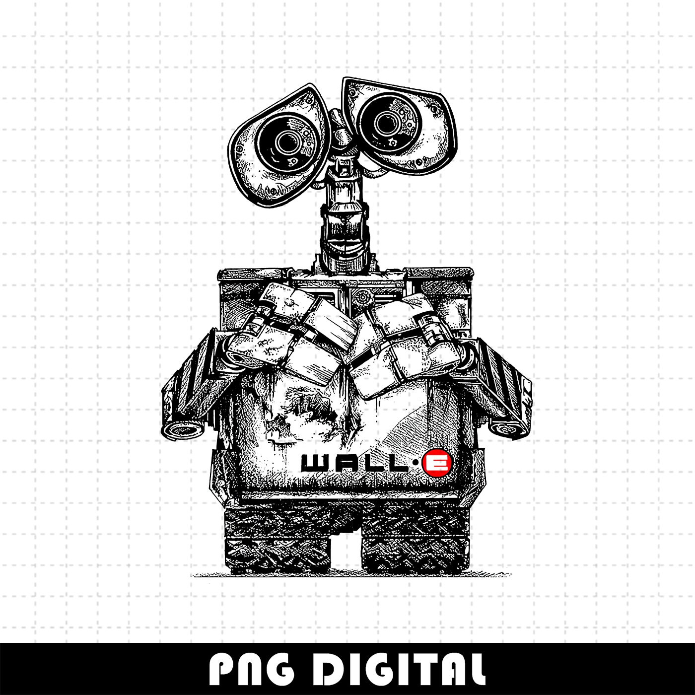 Wall E Sketch PNg, Wall E Png, WALL E P Digital Download Etsy Portugal