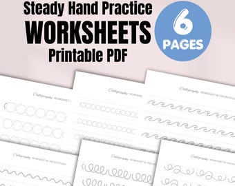 Handwriting Practice Sheets: Basic Stroke Penmanship (PDF)
