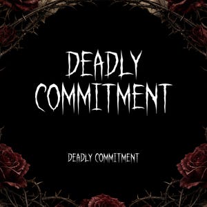 Gothic Halloween Font | Dark Fantasy Lettering Typeface for Posters, Wall Art, Journals, Wall Art & Gift Tags | Deadly Commitment TTF OTF