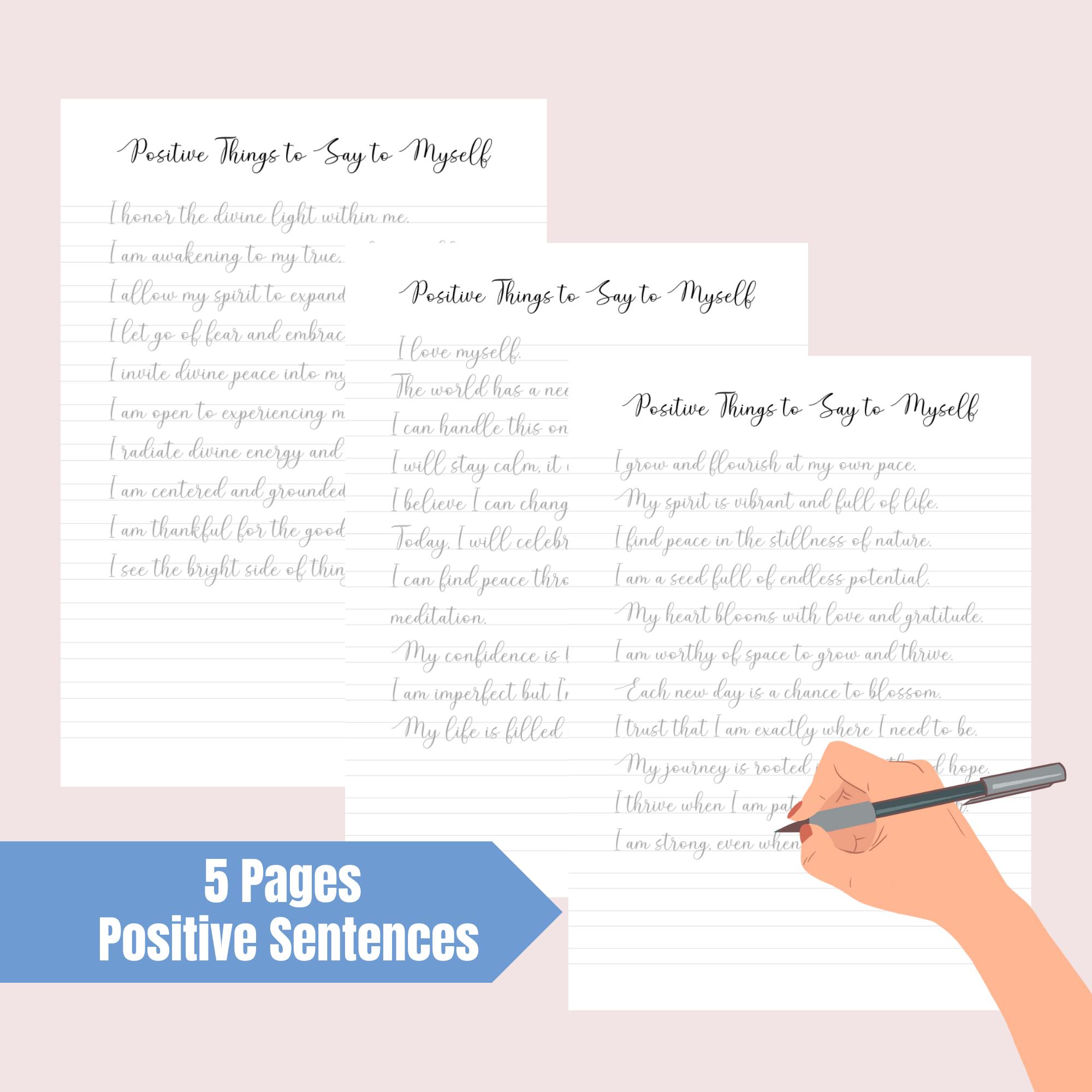 Cursive Calligraphy Practice Sheets: Handwriting Worksheets (PDF) - Etsy