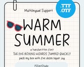 Neat Handwriting Font | Compatible with GoodNotes, Notability | Perfect for Digital Notes, Journaling, Invitations | quirky calligraphy