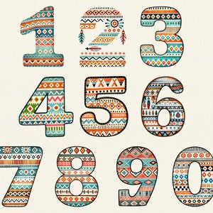 Native American Pattern Alphabet PNG Clipart Tribal Letter Designs Boho ...