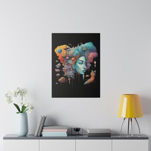 Matte Canvas, Stretched, 0.75&quot;