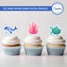 Sea Theme Cupcake Topper | Cupcake Topper Digital Printable | Instant ...