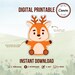 Woodland Animals Printable Banner | Nature Garland (digital Download ...